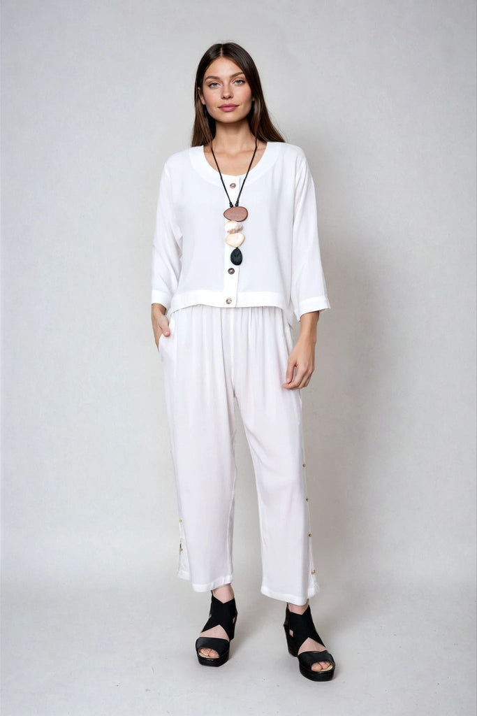 Short Jacket - White - Dairi - The Wardrobe