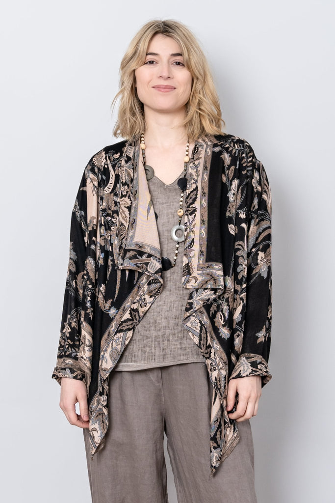 Short Printed Jacket - Earth - BaBa Imports - The Wardrobe