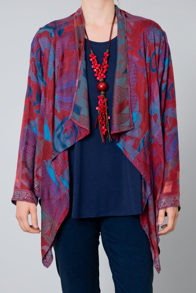 Short Printed Jacket - Jian - BaBa Imports - The Wardrobe