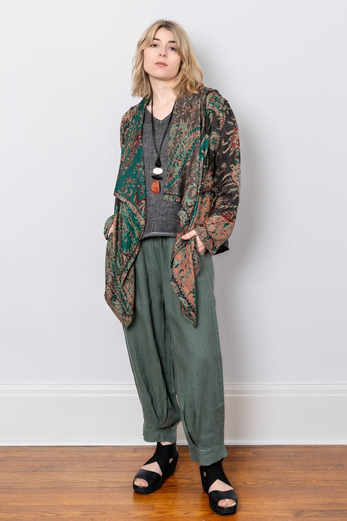 Short Printed Jacket - Manali - BaBa Imports - The Wardrobe