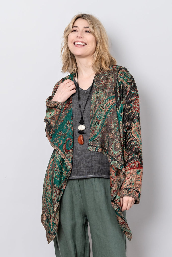 Short Printed Jacket - Manali - BaBa Imports - The Wardrobe