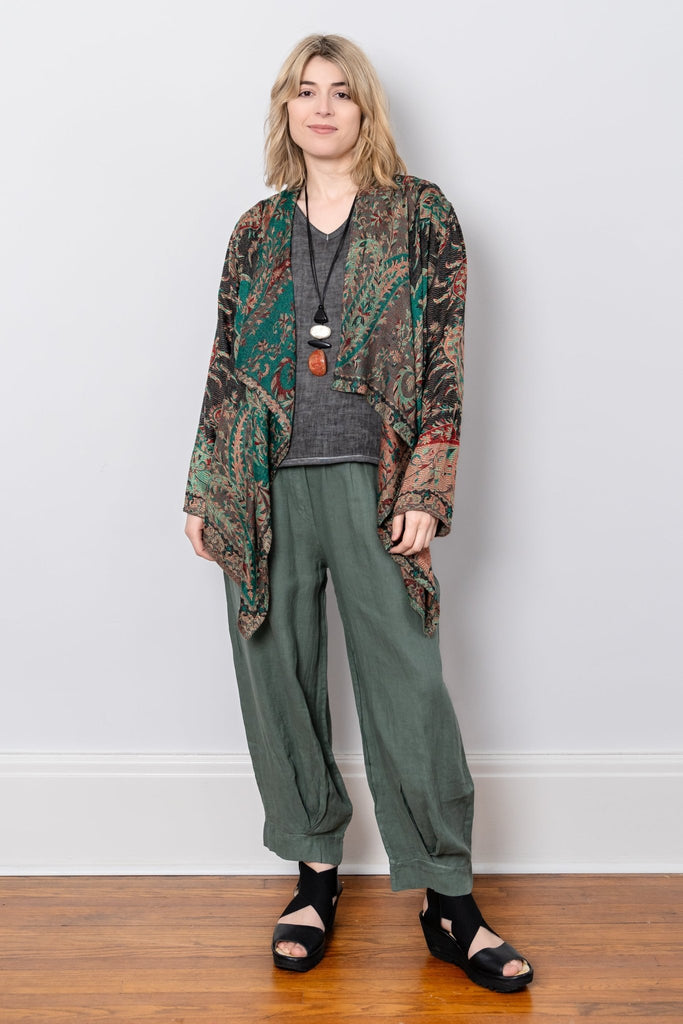 Short Printed Jacket - Manali - BaBa Imports - The Wardrobe