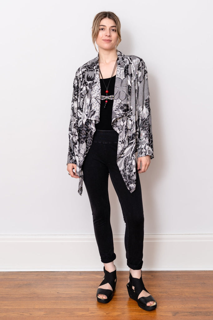 Short Printed Jacket - Serena - Baba Imports - The Wardrobe