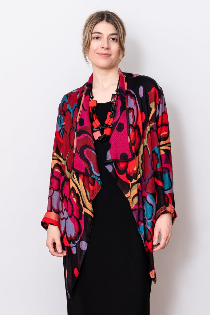 Short Printed Jacket - Simi - Baba Imports - The Wardrobe
