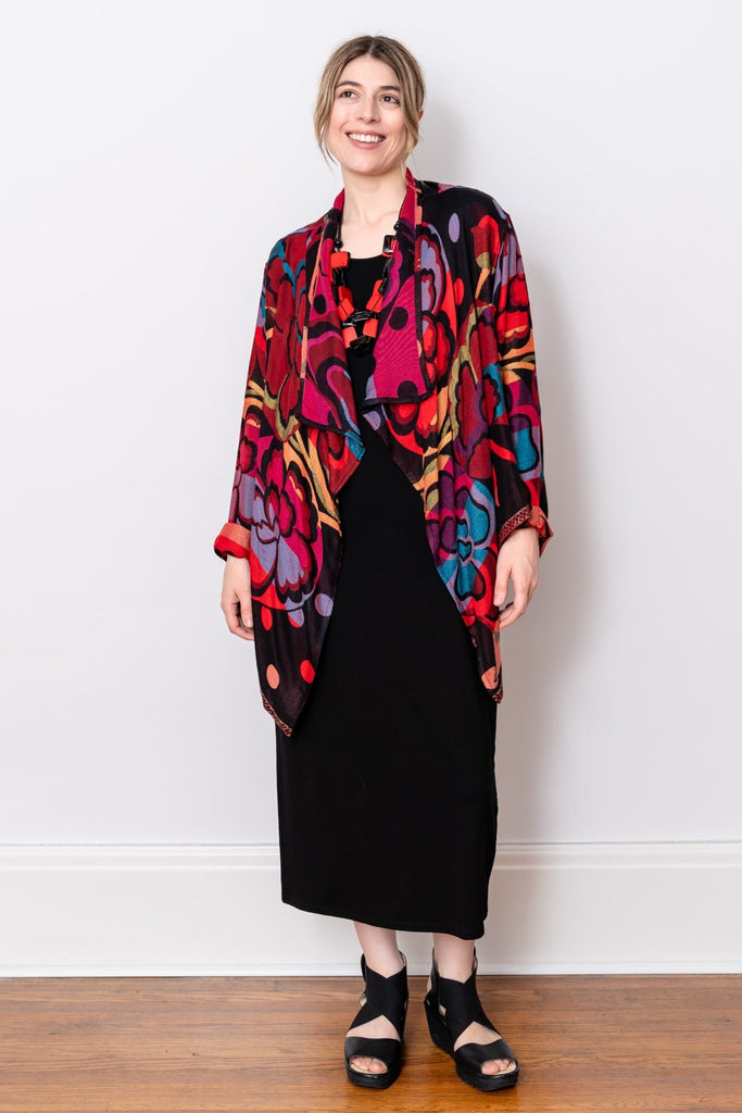Short Printed Jacket - Simi - Baba Imports - The Wardrobe