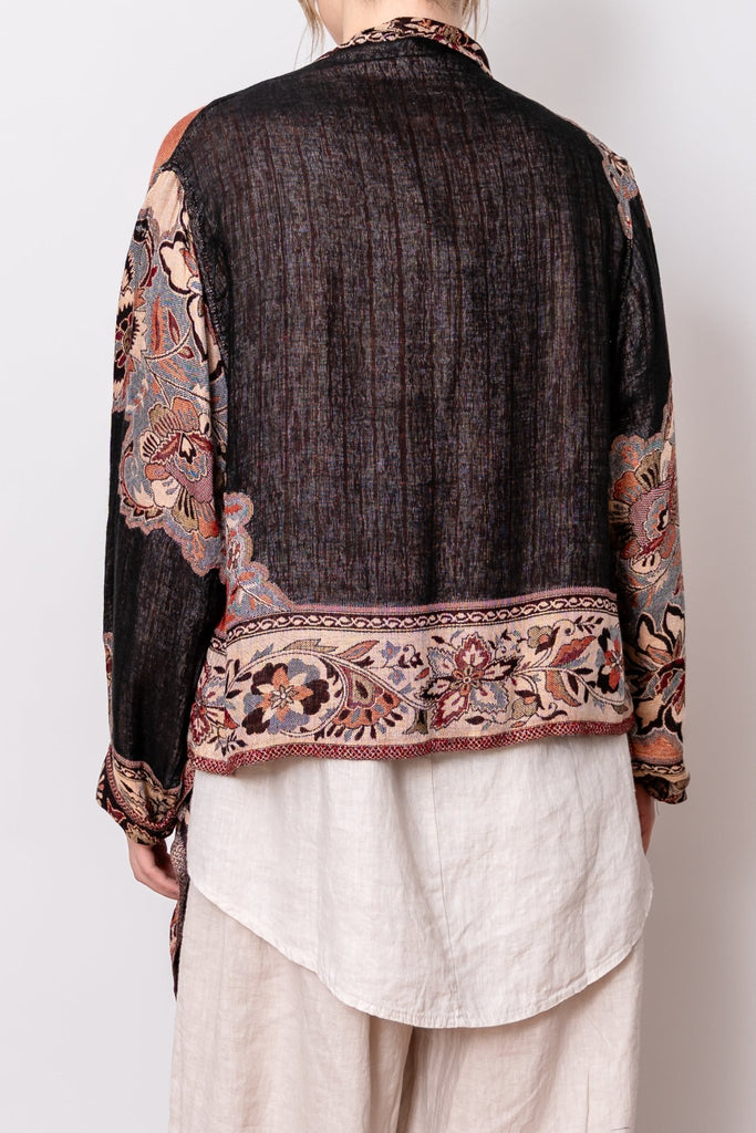 Short Printed Jacket - Vivie - Baba Imports - The Wardrobe