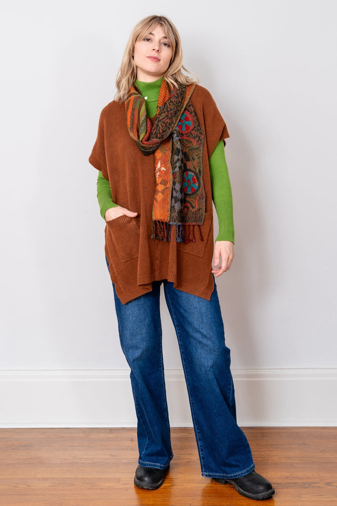 Short Sleeve Sweater - Orange Fashion - The Wardrobe
