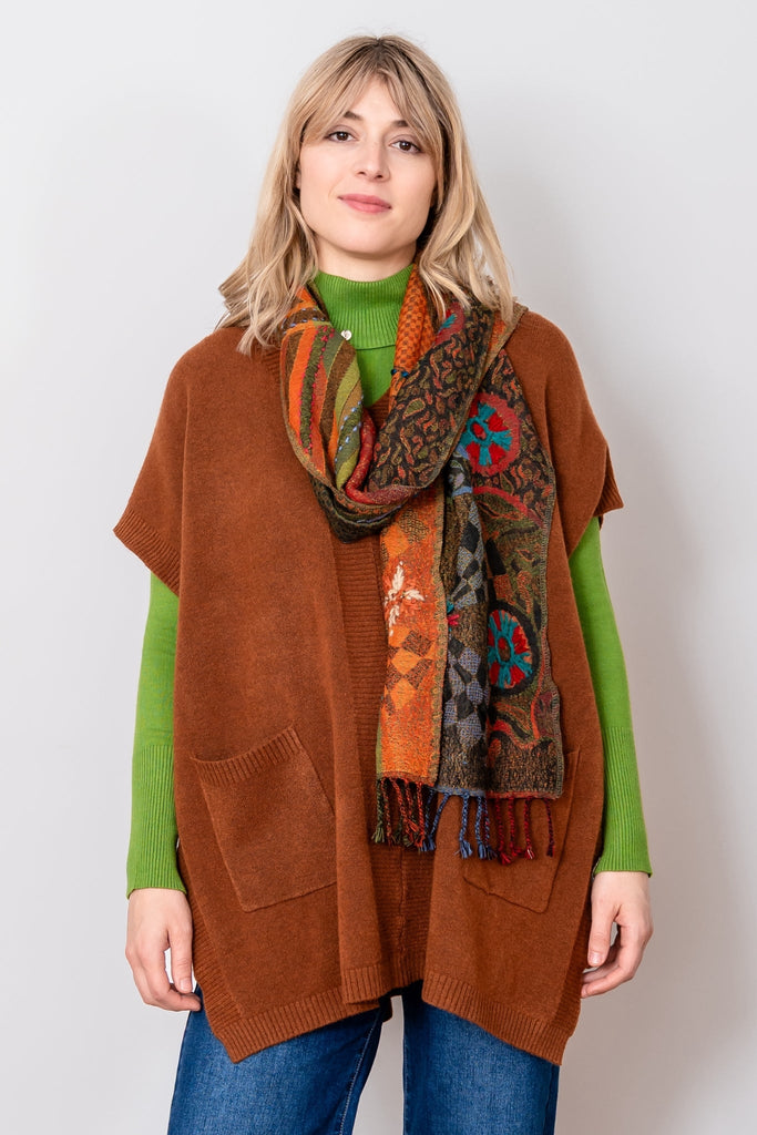 Short Sleeve Sweater - Orange Fashion - The Wardrobe