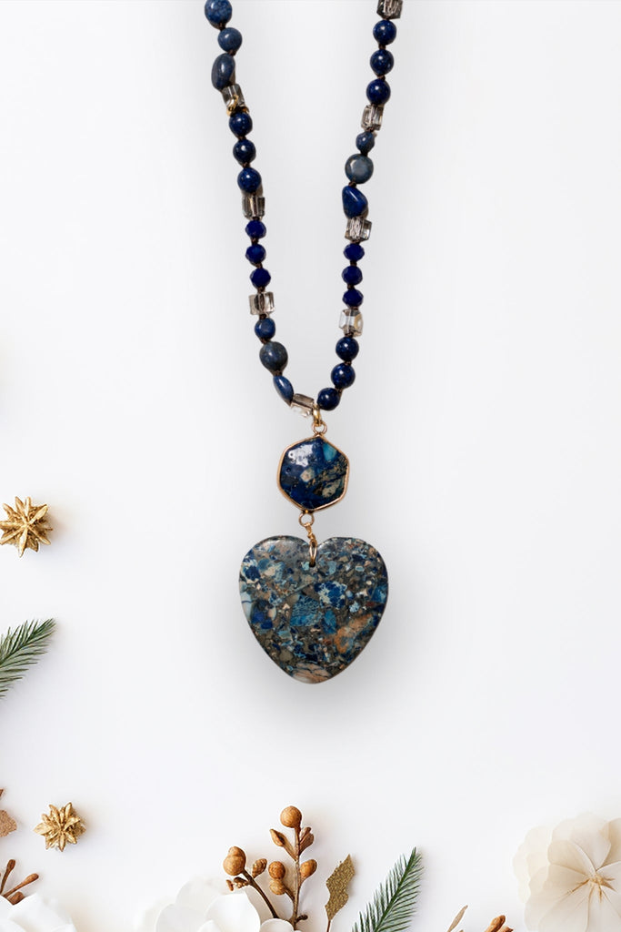Stone Heart Necklace - The Wardrobe - The Wardrobe