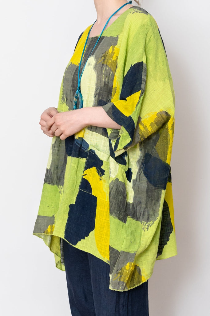 Strata Poncho Top - Made in Italy - The Wardrobe