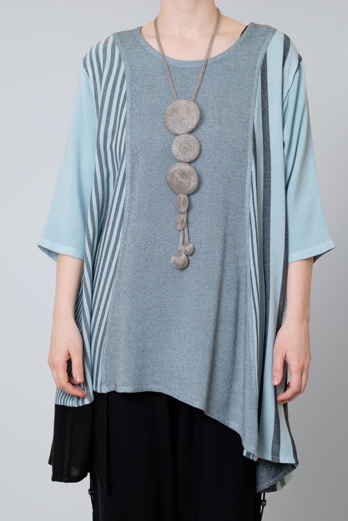 Stripe Tunic - Aqua - Dairi - The Wardrobe