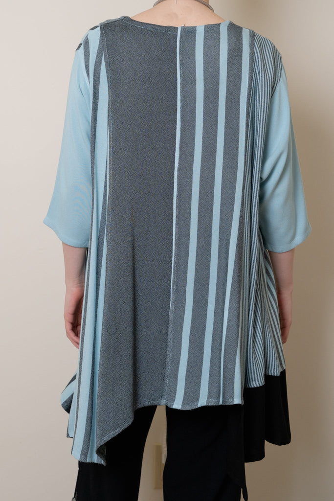 Stripe Tunic - Aqua - Dairi - The Wardrobe
