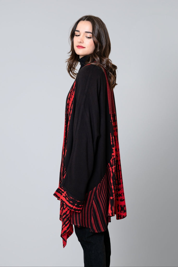 Swing Jacket - Red Bamboo Print - Dairi - The Wardrobe