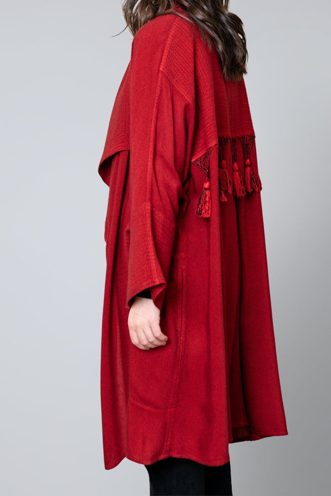 Tassel Jacket - Red - Dairi - The Wardrobe