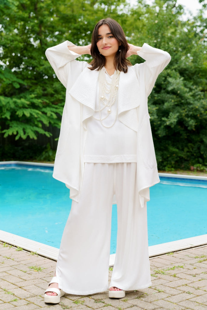 Tassel Jacket - White - Dairi - The Wardrobe