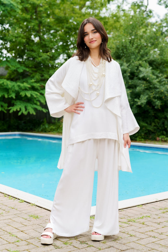 Tassel Jacket - White - Dairi - The Wardrobe