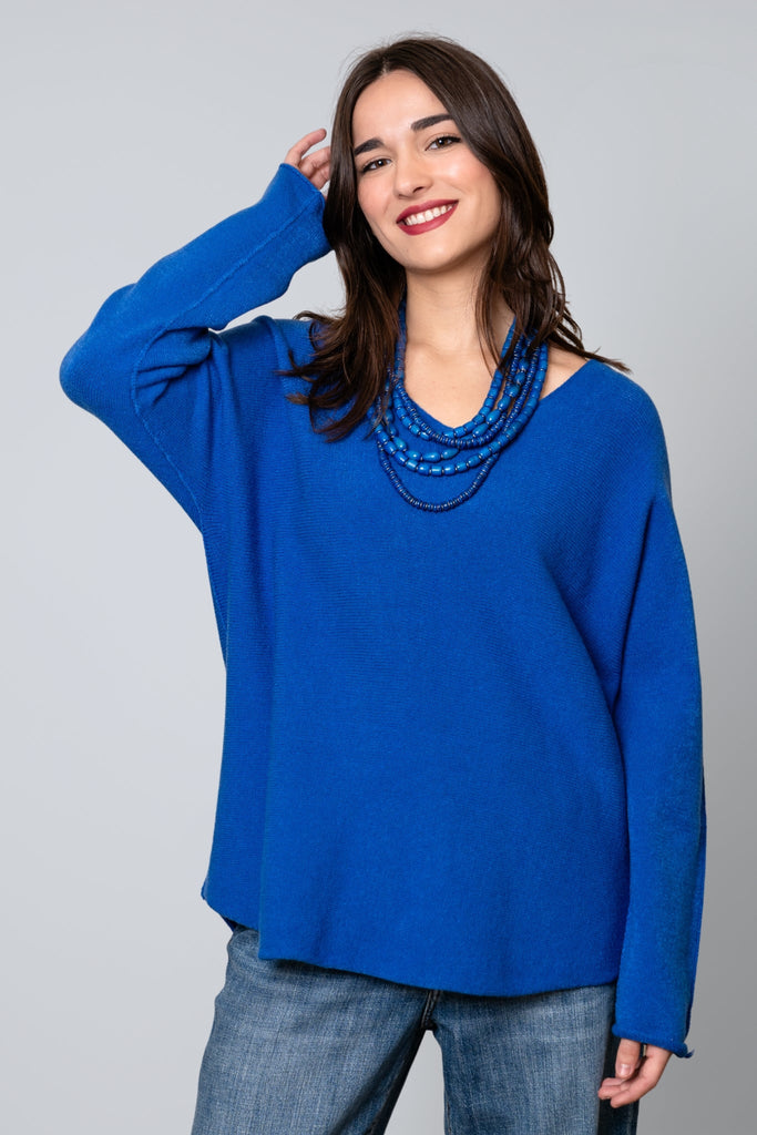 V - Neck Sabrina Sweater - The Wardrobe - The Wardrobe