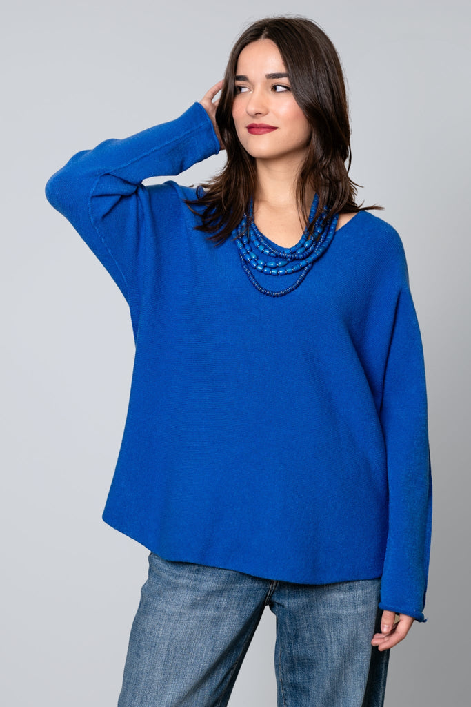 V - Neck Sabrina Sweater - The Wardrobe - The Wardrobe