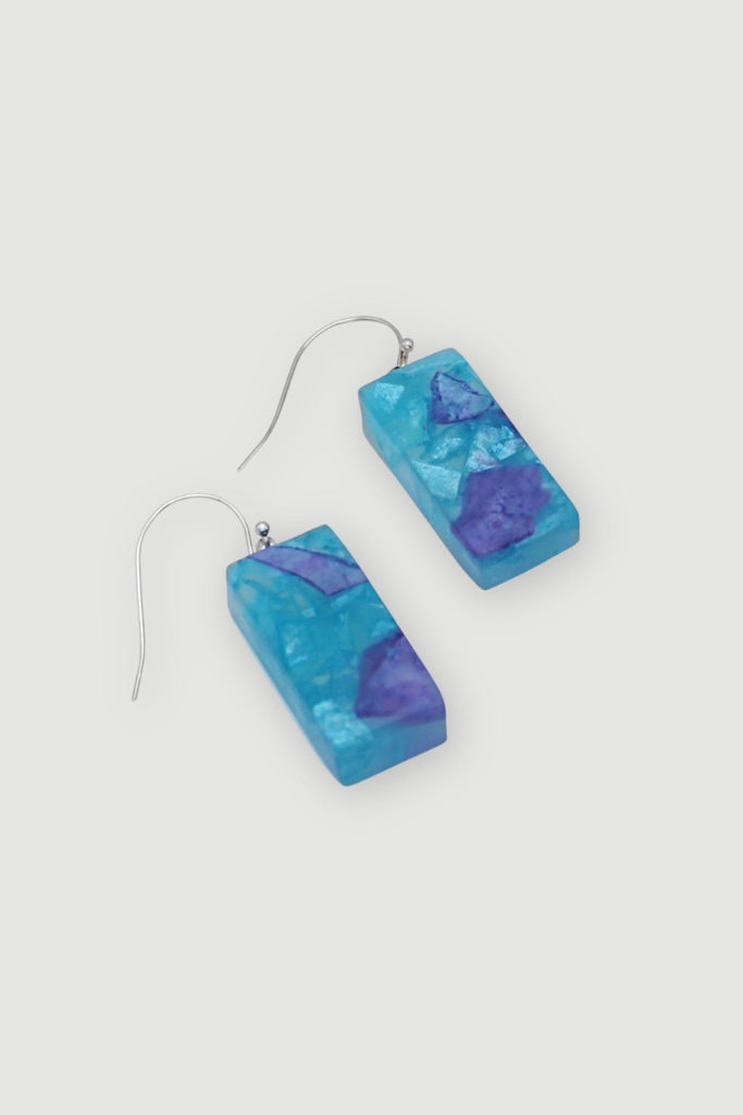 Vega Dangle Earring - Blue - Sylca - The Wardrobe