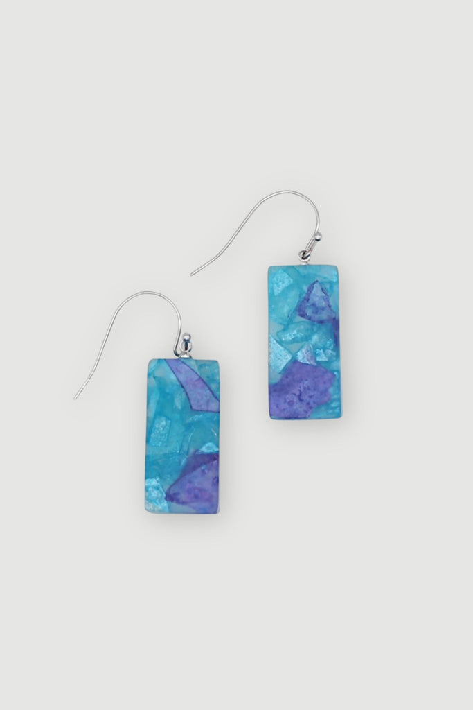 Vega Dangle Earring - Blue - Sylca - The Wardrobe