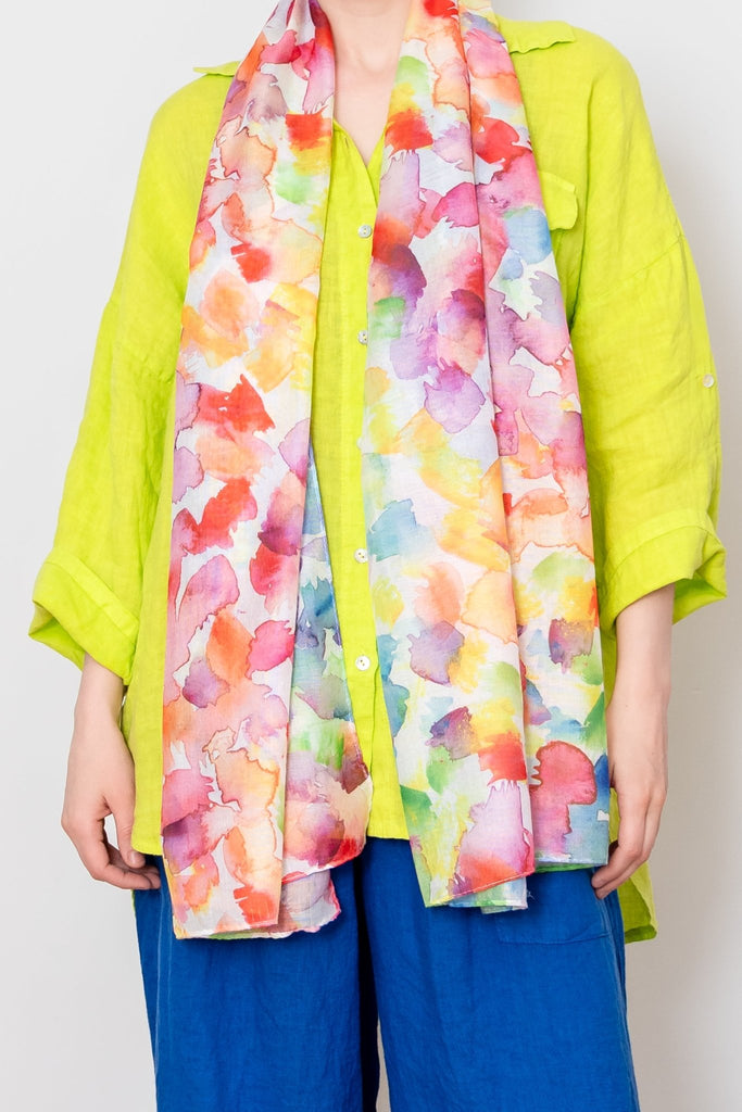 Watercolour Scarf - Colourful - The Wardrobe - The Wardrobe