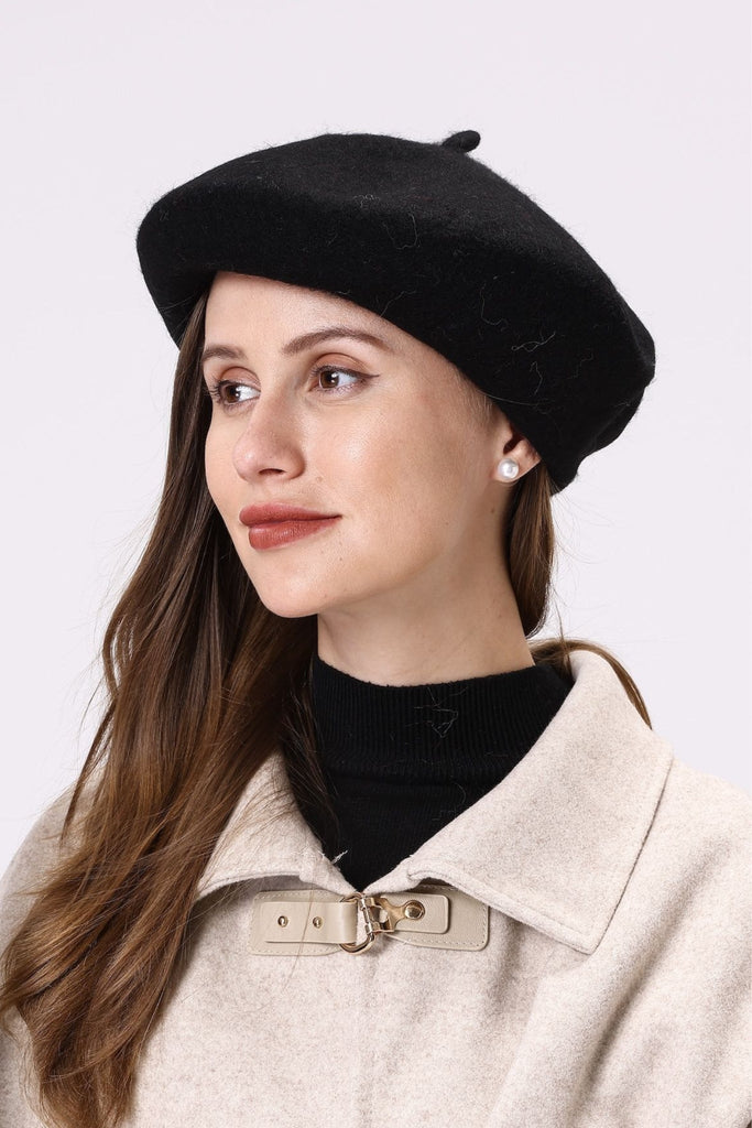 Wool Blend Beret - The Wardrobe - The Wardrobe