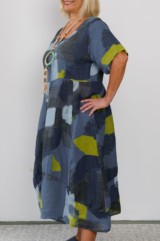 Aria Linen Dress - Made in Italy - The Wardrobe