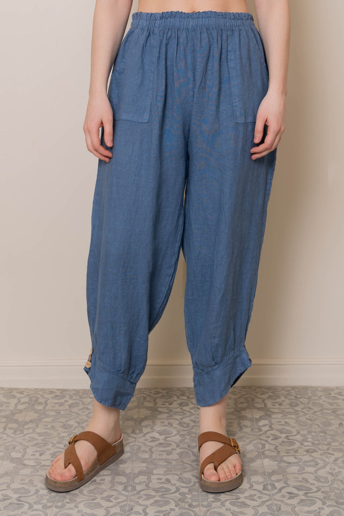 Bijou Linen Pant - Made in Italy - The Wardrobe