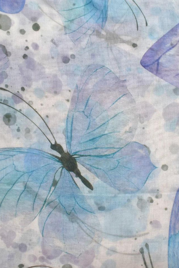 Blue Butterfly Scarf - The Wardrobe - The Wardrobe
