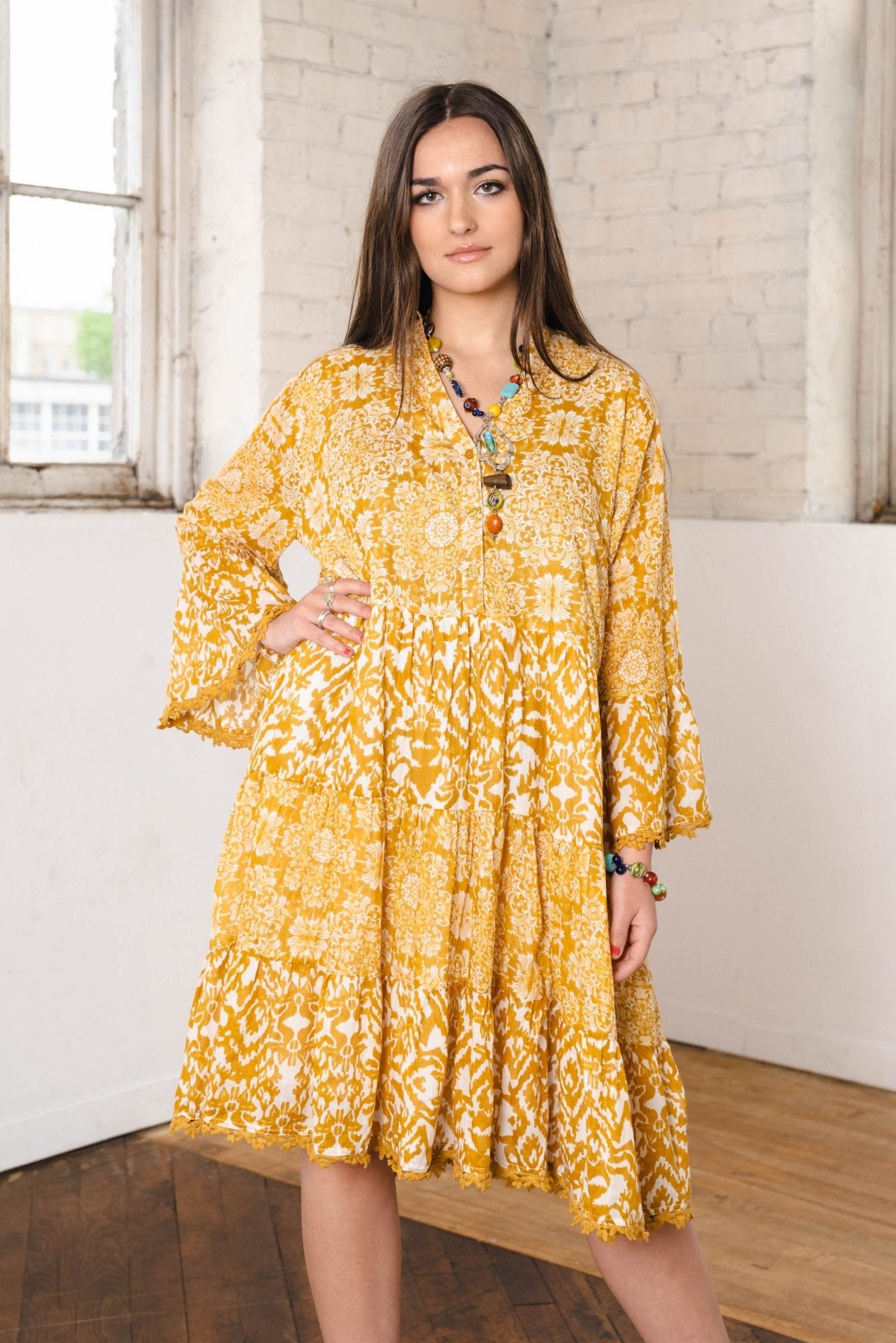 Cotton hotsell boho dress