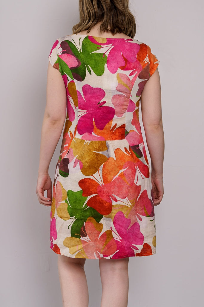 Butterfly Linen Dress - Linen Luv - The Wardrobe