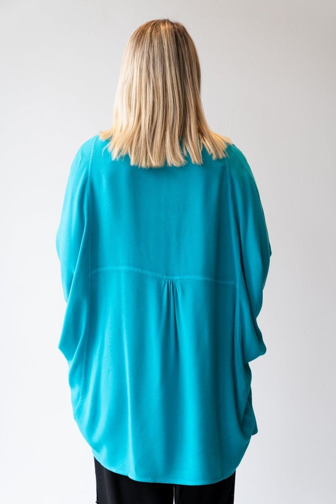 Button Tunic - Turquoise - Dairi - The Wardrobe
