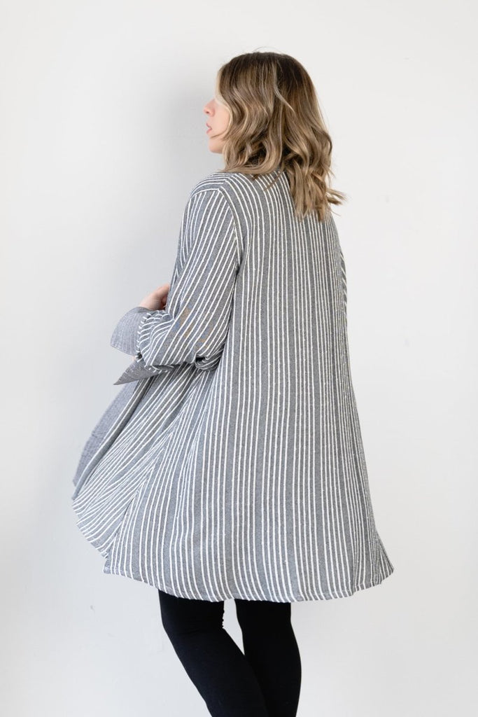 Cardigan - Shadow Stripe - Dairi - The Wardrobe