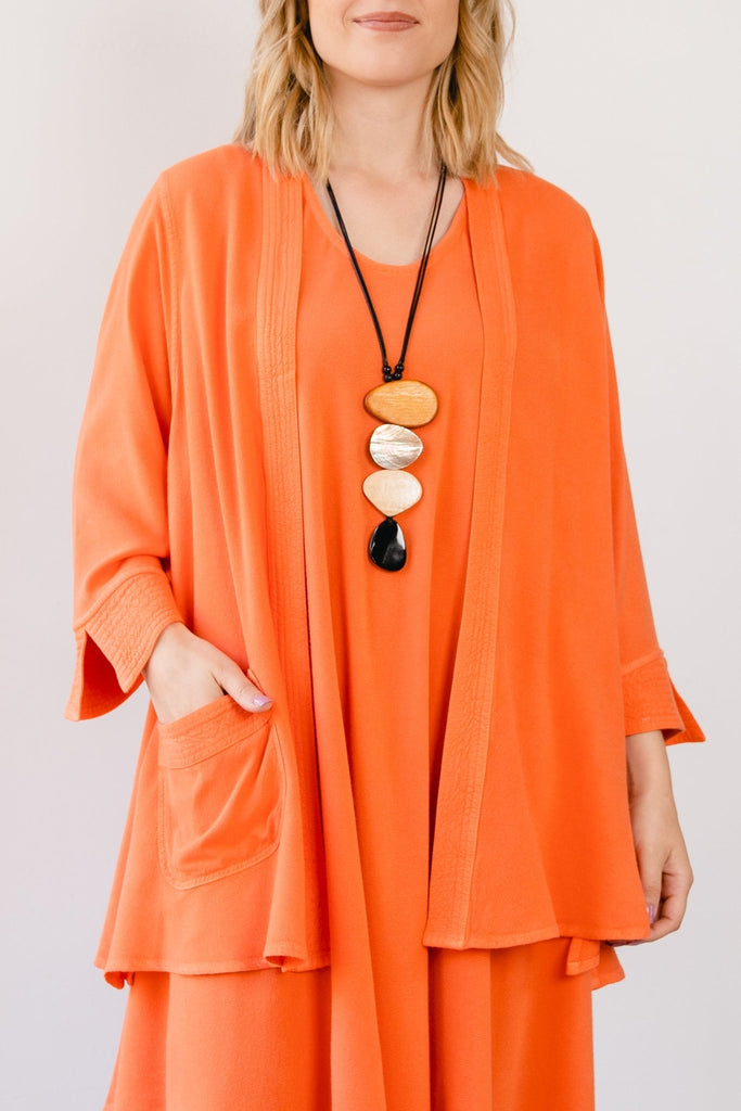 Cardigan - Tangerine - Dairi - The Wardrobe