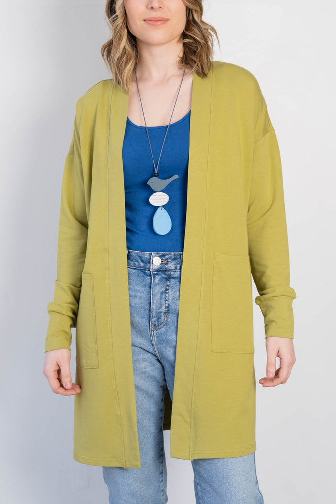 Charli Cardi - Bamboo Terry - Orange Fashion - The Wardrobe