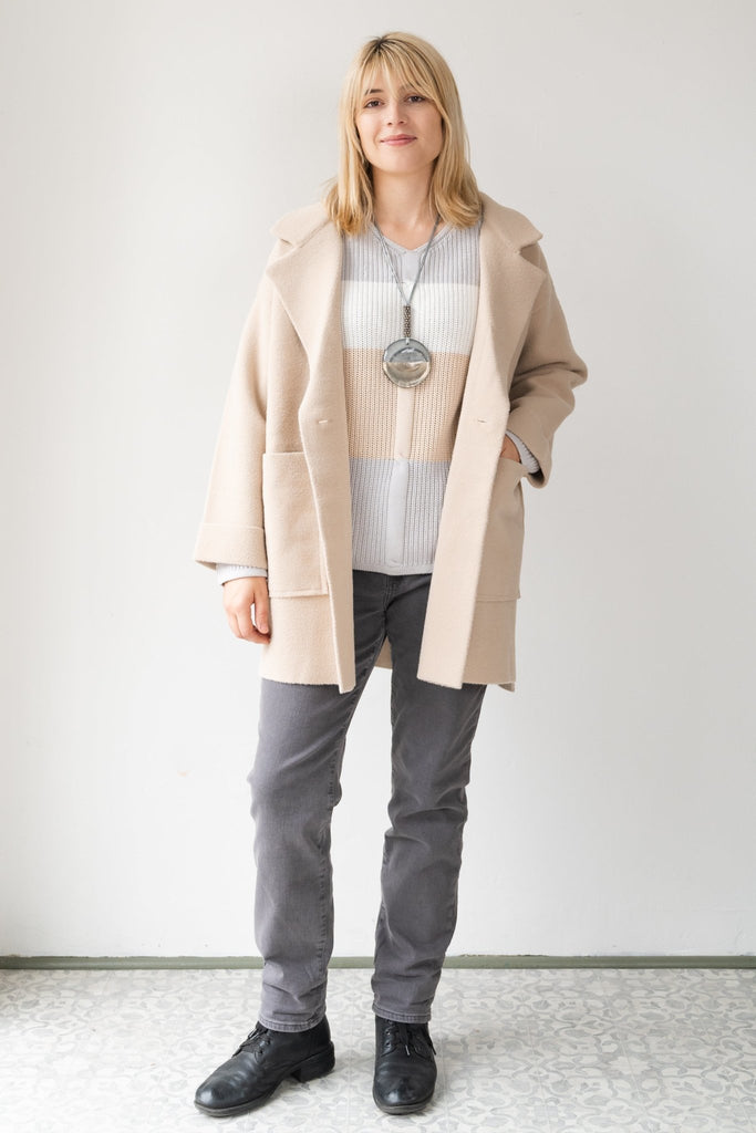 Chelsea Sweater Coat - Orange Fashion - The Wardrobe