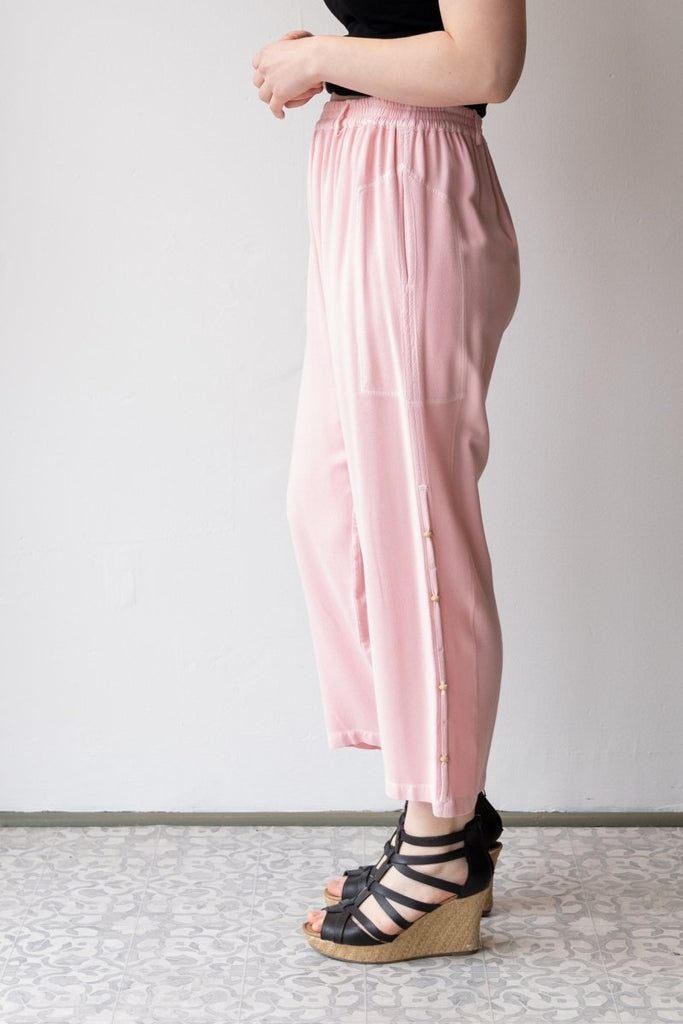Crop Pant - Pink - Dairi - The Wardrobe