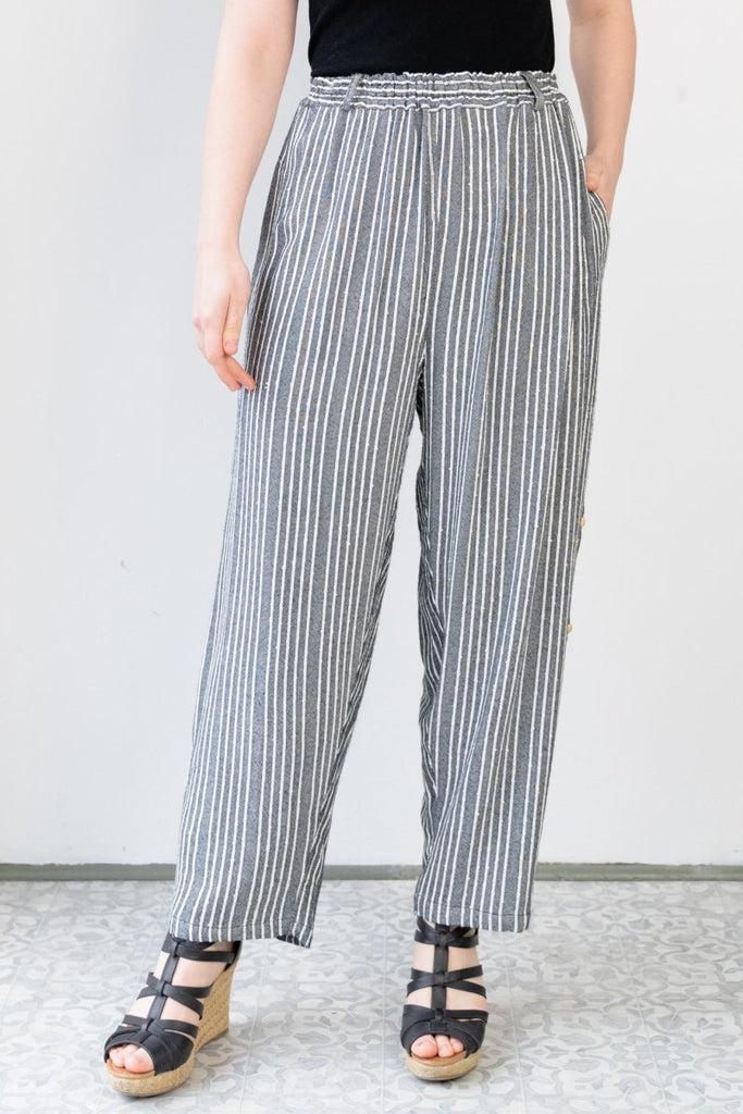 Crop Pant - Shadow Stripe - Dairi - The Wardrobe