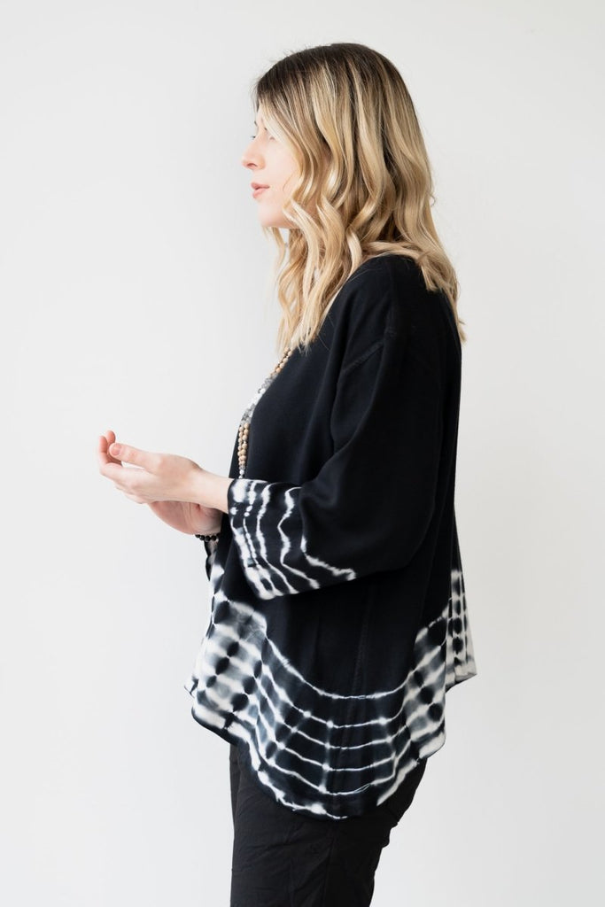 Crop Top - Black Tie Dye - Dairi - The Wardrobe