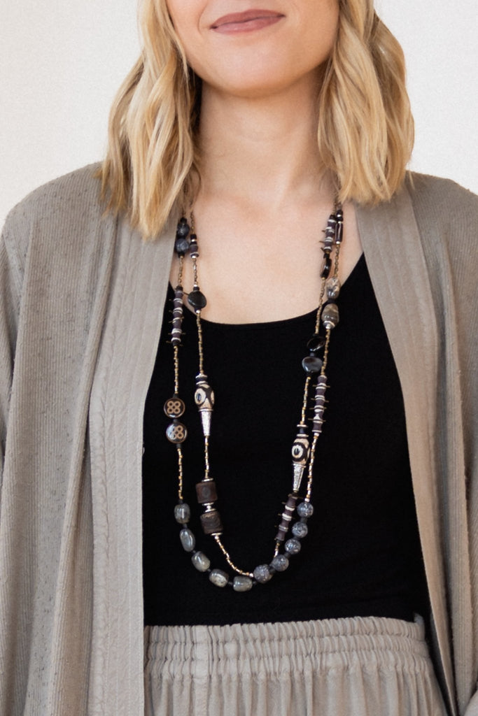 Elements Necklace - Double Strand - Dairi - The Wardrobe