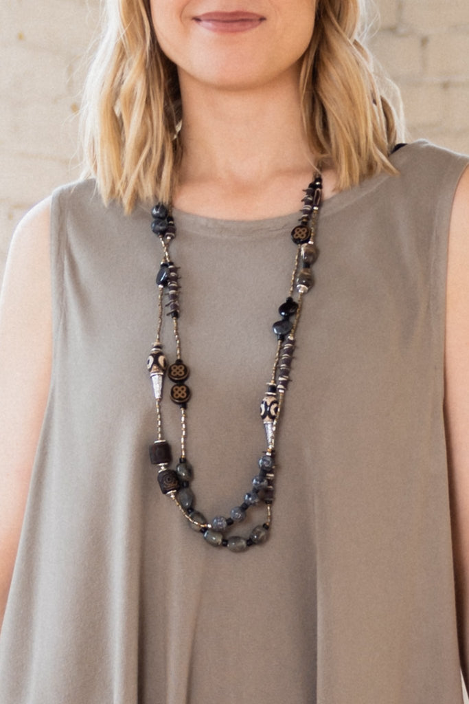 Elements Necklace - Double Strand - Dairi - The Wardrobe