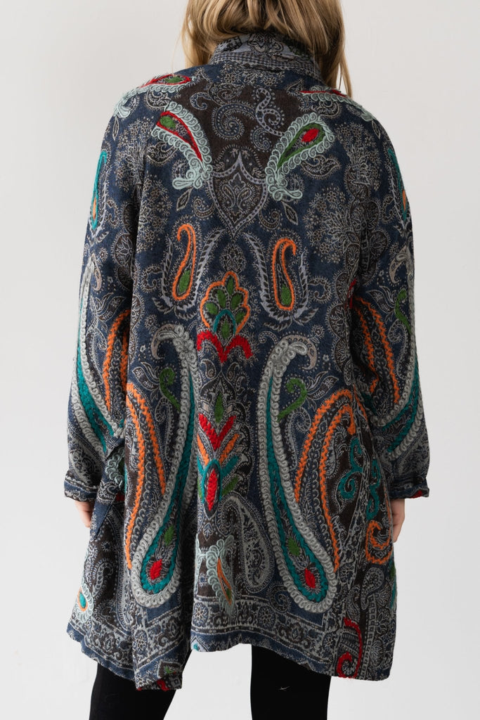 Embroidered Wool Jacket - Jamie - BaBa Imports - The Wardrobe