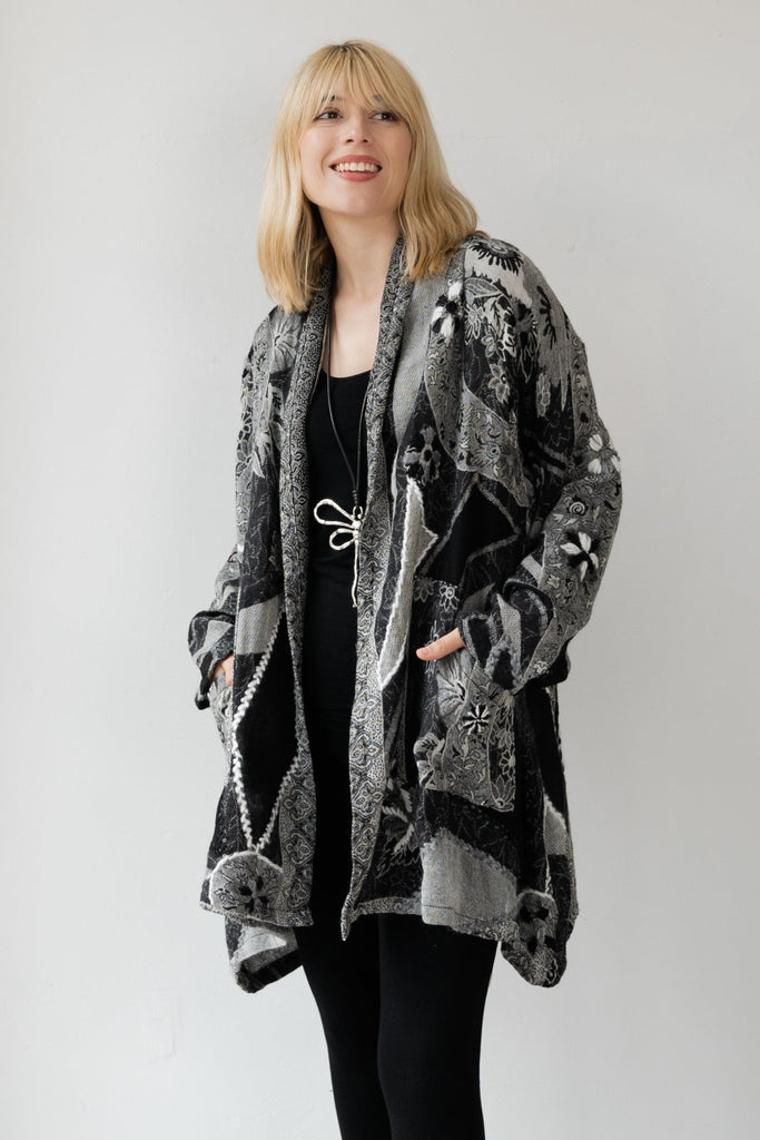 Embroidered Wool Jacket - Nova - BaBa Imports - The Wardrobe