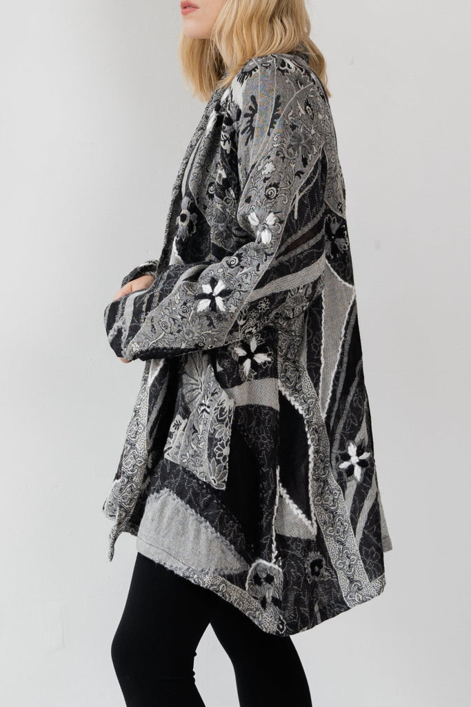 Embroidered Wool Jacket - Nova - BaBa Imports - The Wardrobe