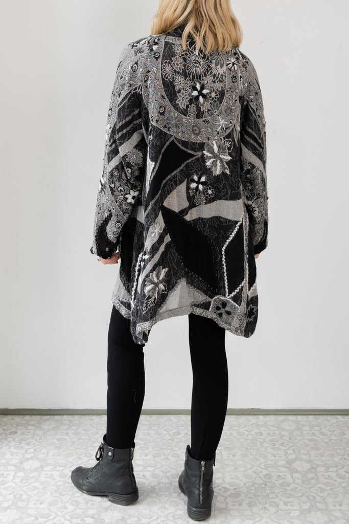 Embroidered Wool Jacket - Nova - BaBa Imports - The Wardrobe