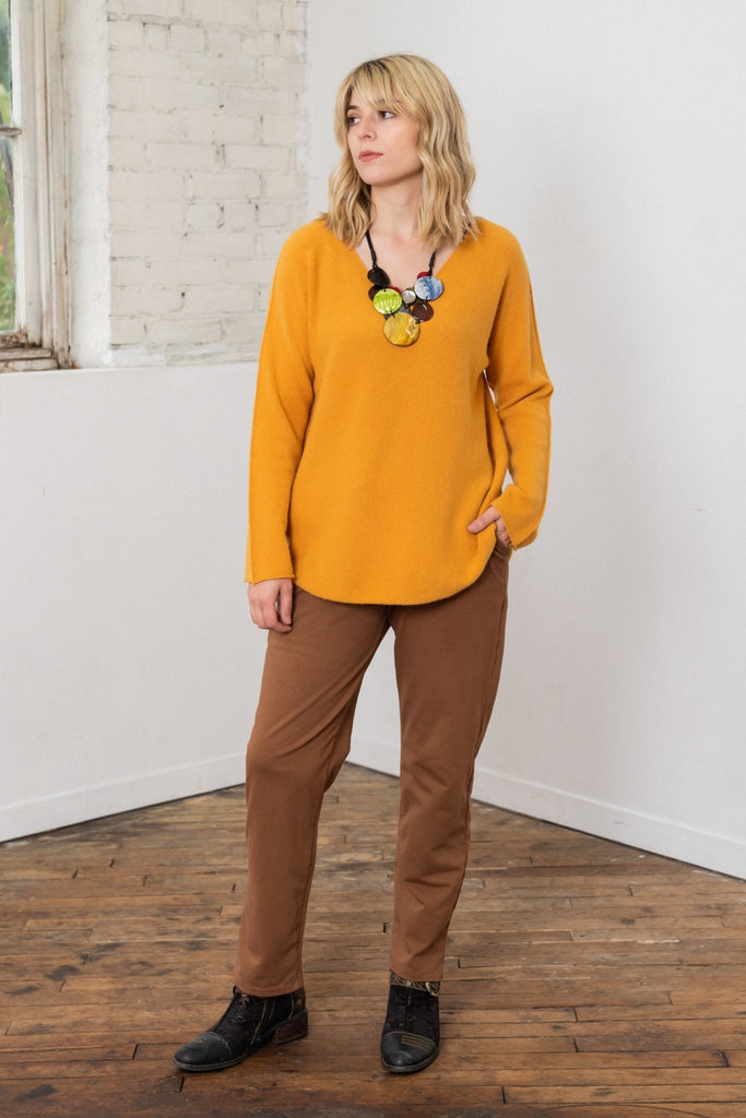 Florence Sweater (One-Size) - Ekru by Linen Luv - The Wardrobe