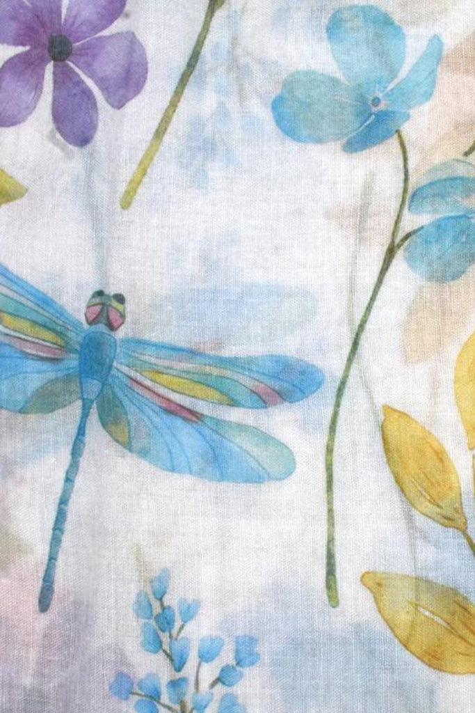 Flower Dragonfly Scarf - The Wardrobe - The Wardrobe
