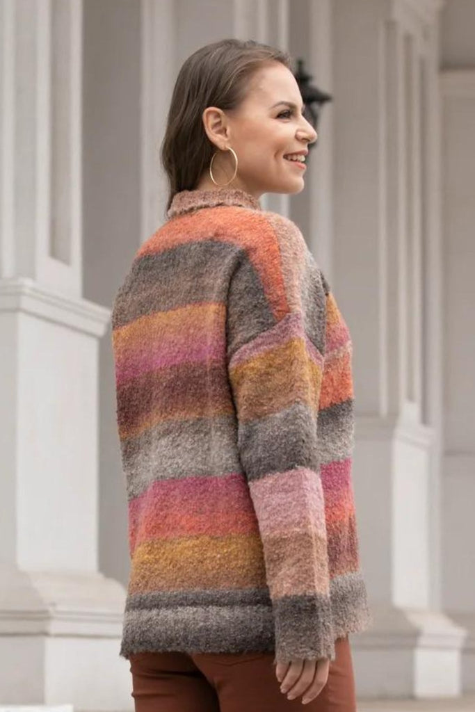 Galway Sweater - Orange Fashion - The Wardrobe