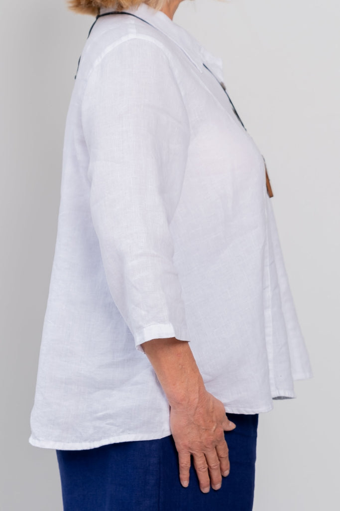 Georgia Linen Shirt - CMC - Color Me Cotton - The Wardrobe