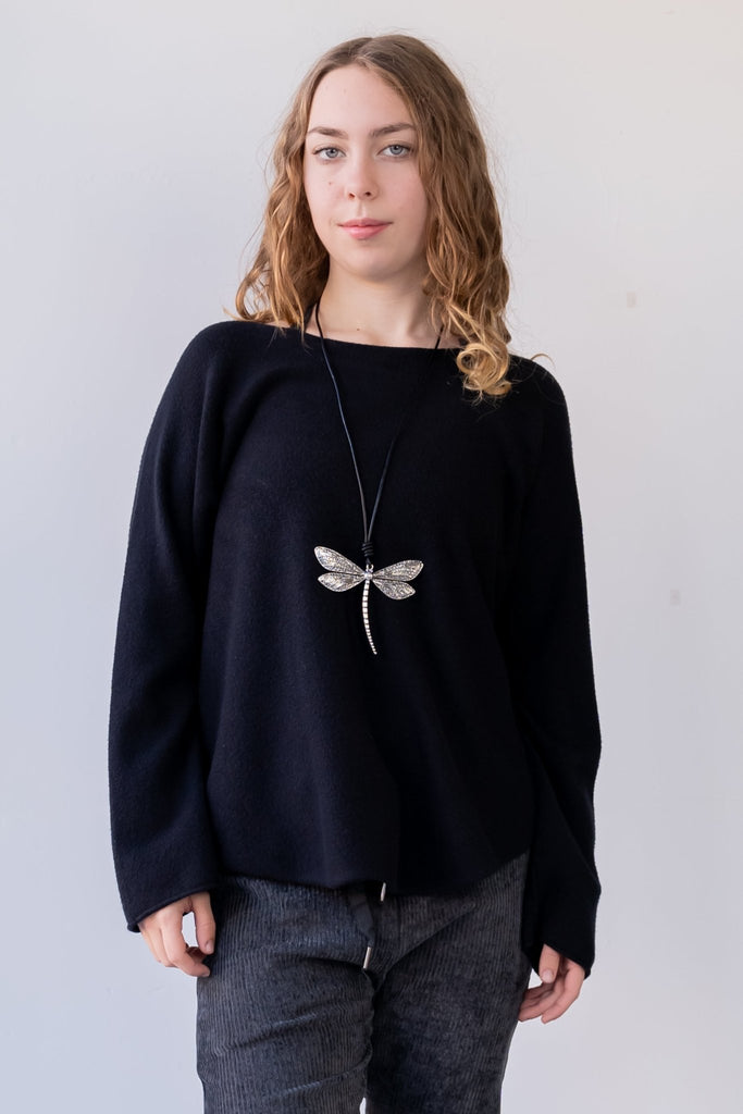 Gloria Sweater (One Size) - Ekru by Linen Luv - The Wardrobe
